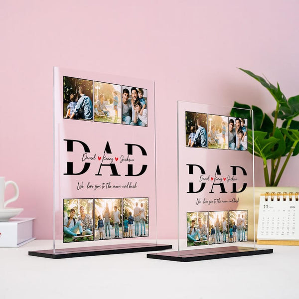 Acrylic Photo Plaque for Dad – Custom Father's Day Gift